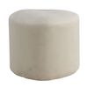 Venture Home Pouf Peg 46x46x41 cm Velours Blanc