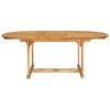 vidaXL Ensemble &agrave; manger de jardin 7 pcs Bois de teck massif