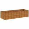 vidaXL Lit sur&eacute;lev&eacute; de jardin 290x100x69 cm acier corten
