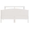 vidaXL Cadre de lit sans matelas blanc 160x200 cm bois de pin massif