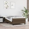 vidaXL Matelas de lit &agrave; ressorts ensach&eacute;s fermet&eacute; moyenne marron fonc&eacute; 120x190x20 cm