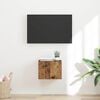 vidaXL Meuble TV mural Bois Ancien 60 x 31 x 29.5 cm Bois d'ing&eacute;nierie