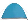 vidaXL Tente de camping à dôme 4 personnes bleu imperméable