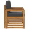 vidaXL Ensemble de canap&eacute;s d'ext&eacute;rieur Naturel 71 x 63 x 73 cm