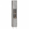 vidaXL Armoire de bain sonoma gris 30x30x190 cm bois d'ingénierie