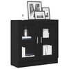 vidaXL Biblioth&egrave;que Ch&ecirc;ne noir 82,5 x 30,5 x 80 cm Bois d'ing&eacute;nierie