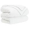 vidaXL Duvet complet toute l'ann&eacute;e Blanc 155 x 220 cm Fibre de bambou