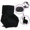vidaXL Fauteuil inclinable &eacute;lectrique noir tissu