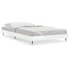 vidaXL Cadre de lit sans matelas blanc brillant 90x190 cm