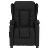 vidaXL Fauteuil inclinable électrique Noir Similicuir