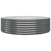 vidaXL Lit sur&eacute;lev&eacute; de jardin Acier galvanis&eacute; Anthracite