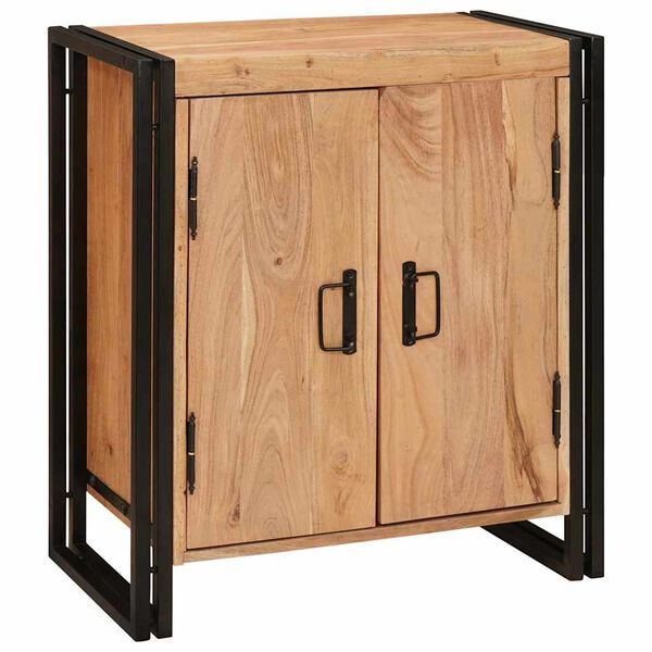 vidaXL Cabinet de chevet Marron 66 x 35 x 76 cm Bois d'acacia massif