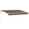 vidaXL Auvent r&eacute;tractable Taupe 300 x 250 cm Tissu et Aluminium