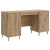 vidaXL Bureau Ch&ecirc;ne artisanal Bois d'ing&eacute;nierie 142,5 x 50 x 75 cm