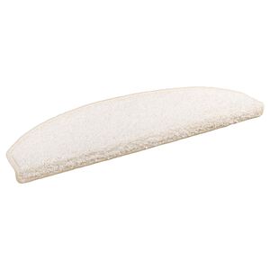vidaXL Tapis d'escalier auto-adh&eacute;sifs 15 pcs Blanc 80 x 24,5 x 3,5 cm