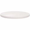 vidaXL Dessus de table Blanc &Oslash;60x2,5 cm Bois de pin massif
