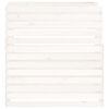 vidaXL Composteur Blanc 100x100x102 cm Bois massif de pin