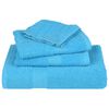 vidaXL Serviettes de bain FROGN 4pcs turquoise 100x150cm 360 g/m²