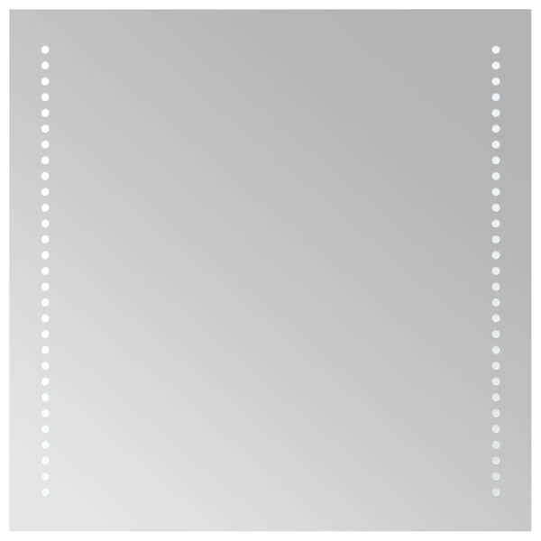 vidaXL Miroir de salle de bain &agrave; LED 50x50 cm