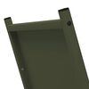 vidaXL Portant de bois chauffage vert olive 69,5x35x81 cm