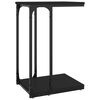 vidaXL Table d'appoint Noir 40x30x60 cm Bois d'ing&eacute;nierie