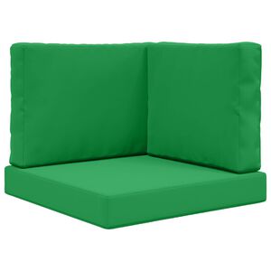 vidaXL Coussin de canap&eacute; d'ext&eacute;rieur Polyester Vert 60 x 60 cm