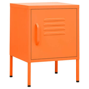 vidaXL Table de chevet Rose 35x35x51 cm Acier