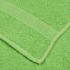 vidaXL Serviettes de sauna FROGN 10 pcs vert pomme 80x200 cm 360 g/m&sup2;