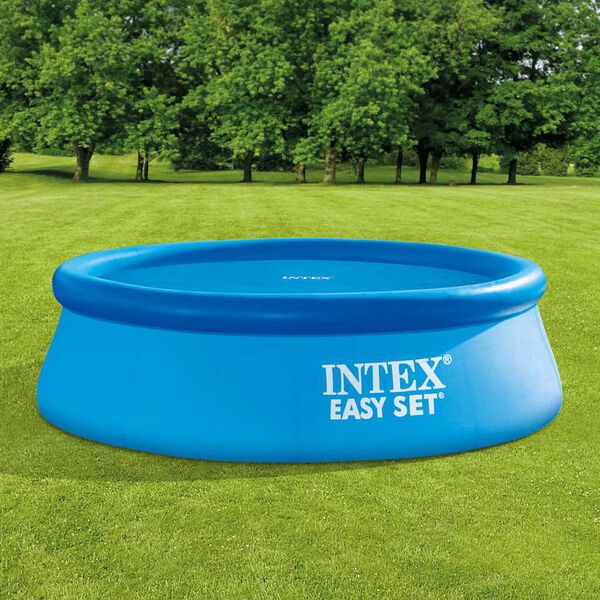 Intex Couverture solaire de piscine bleu 206 cm polyéthylène