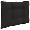 vidaXL Coussin de canap&eacute; d'ext&eacute;rieur 2 pcs Noir Polyester