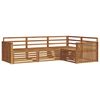 vidaXL Ensemble de canap&eacute;s d'ext&eacute;rieur 4 pcs Naturel