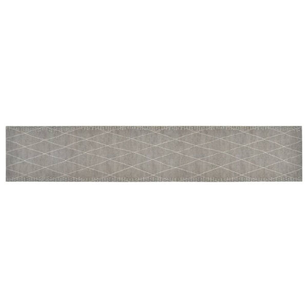 vidaXL Tapis de cuisine lavable impression losange 60x300 cm velours