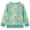 Sweatshirt pour enfants m&eacute;lange vert clair 104
