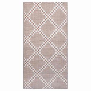 vidaXL Tapis d'ext&eacute;rieur ARAKIL marron 120x180 cm PP