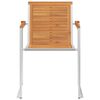 vidaXL Chaises de jardin lot de 8 avec coussins Bois d'acacia solide