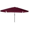 vidaXL Parasol de jardin Bordeaux 394 x 394 x 248 cm