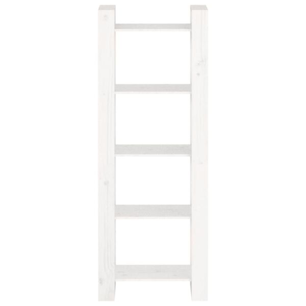 vidaXL Bibliothèque/Séparateur de pièce Blanc 60x35x160 cm Bois massif