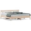 vidaXL Cadre de lit sans matelas 200x200 cm bois massif de pin