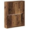 vidaXL Cabinet &agrave; chaussures mural EDE 71 x 17 x 86 cm Bois ancien