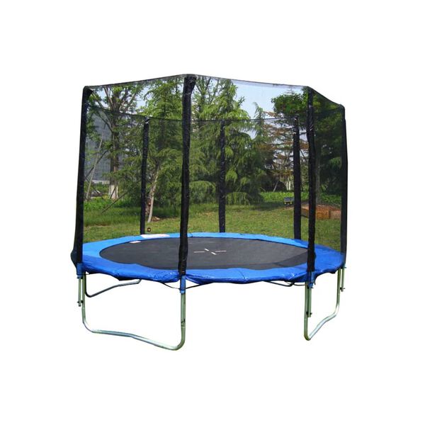 Trampoline 370 + filet + &eacute;chelle + housse