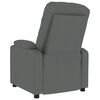 vidaXL Fauteuil de massage Gris fonc&eacute; Tissu