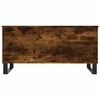 vidaXL Table basse Chêne fumé 90x44,5x45 cm Bois d'ingénierie