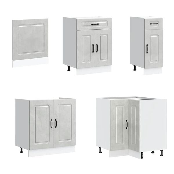 vidaXL Ensemble d'armoires de cuisine 11 pcs Kalmar bois d'ing&eacute;nierie