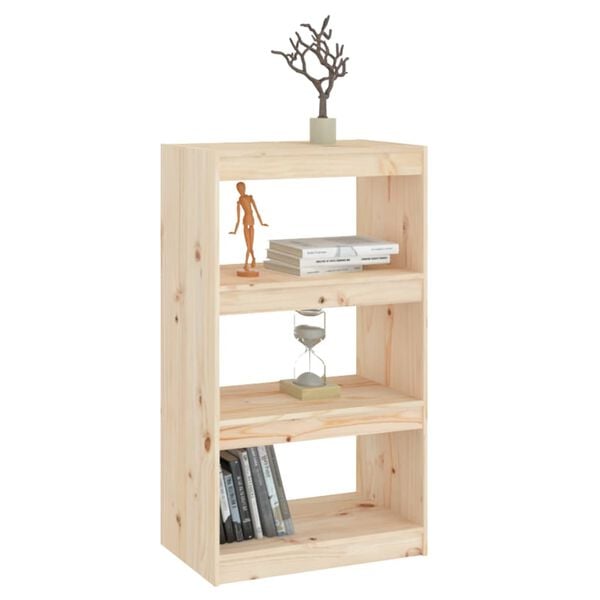 vidaXL Bibliothèque/Séparateur de pièce 60x30x103,5 cm pin massif