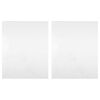 vidaXL Films de miroir 2 pcs auto-adh&eacute;sive 90x100 cm PET
