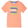 vidaXL T-shirt pour enfants orange n&eacute;on 128