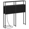vidaXL Tête de lit de rangement Chêne noir 100 cm Bois d'ingénierie