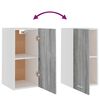 vidaXL Armoire suspendue "Lyon" Gris Sonoma 29,5 x 31 x 60 cm Bois d'ingénierie