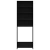 vidaXL Cabinet pour lave-linge Ch&ecirc;ne noir 64 x 24 x 190 cm