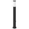 vidaXL Borne lumineuse avec sortie 80 cm en acier inoxydable IP44